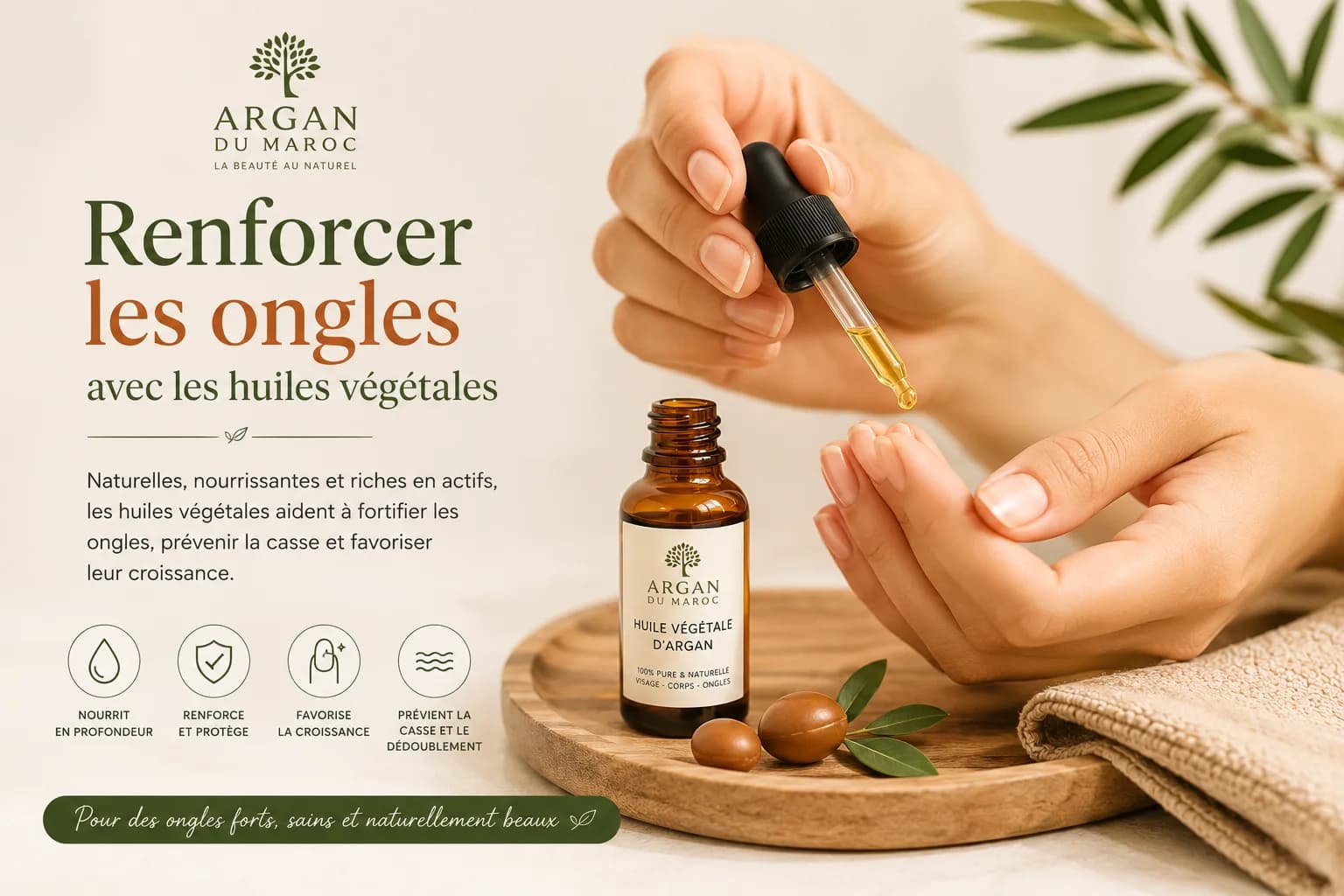 Renforcer les ongles avec les huiles végétales