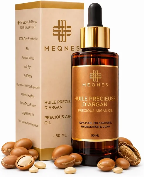 Huile d'Argan Bio Pure – 100% Naturelle