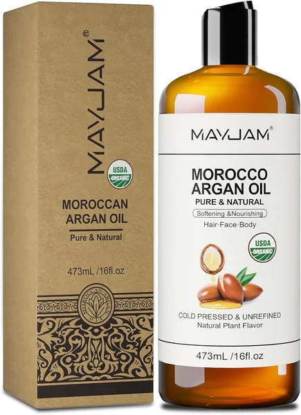 Huile d’Argan Bio 473ML, Huiles Capillaires Argan